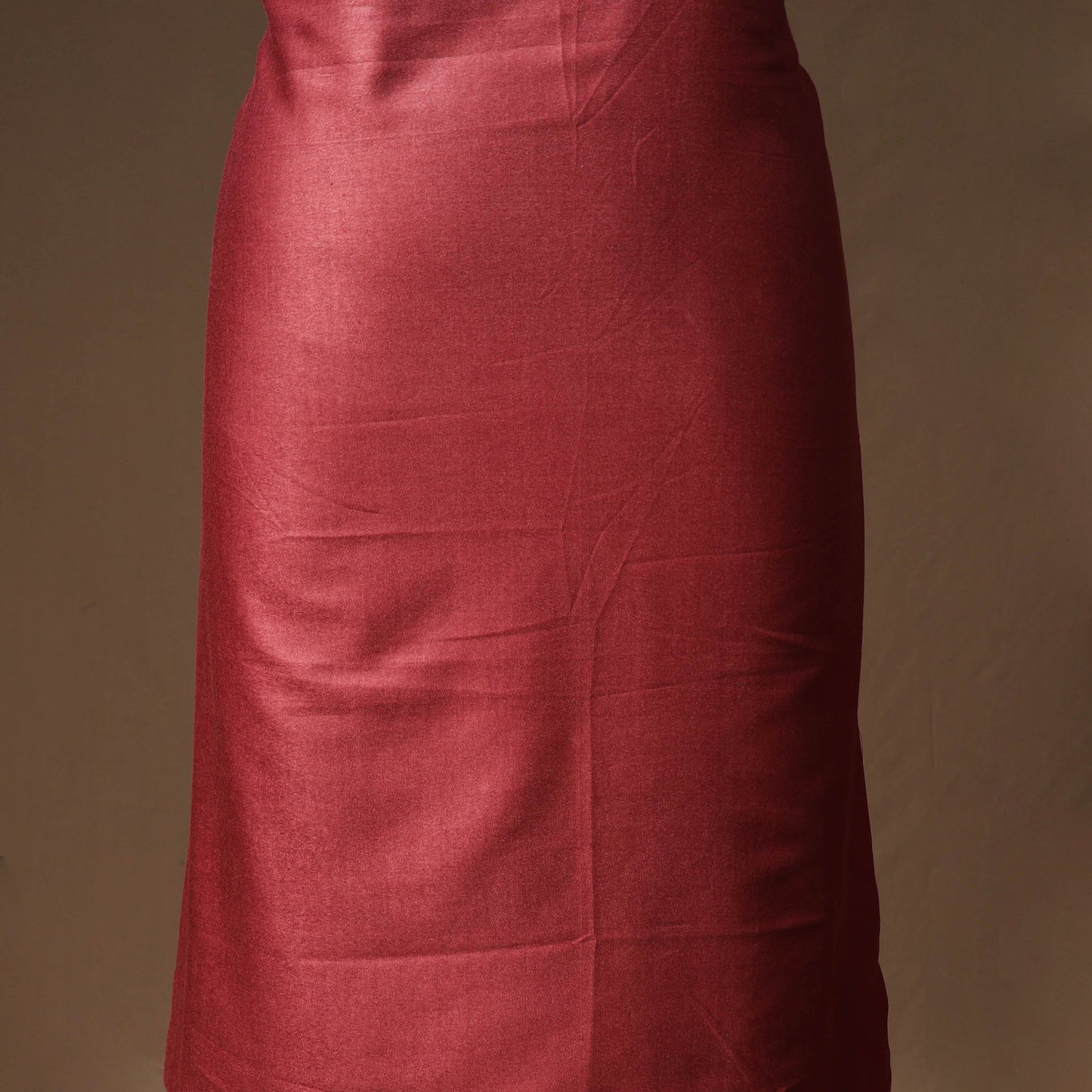 Vidarbha tussar silk handloom plain 2pc unstitched dress