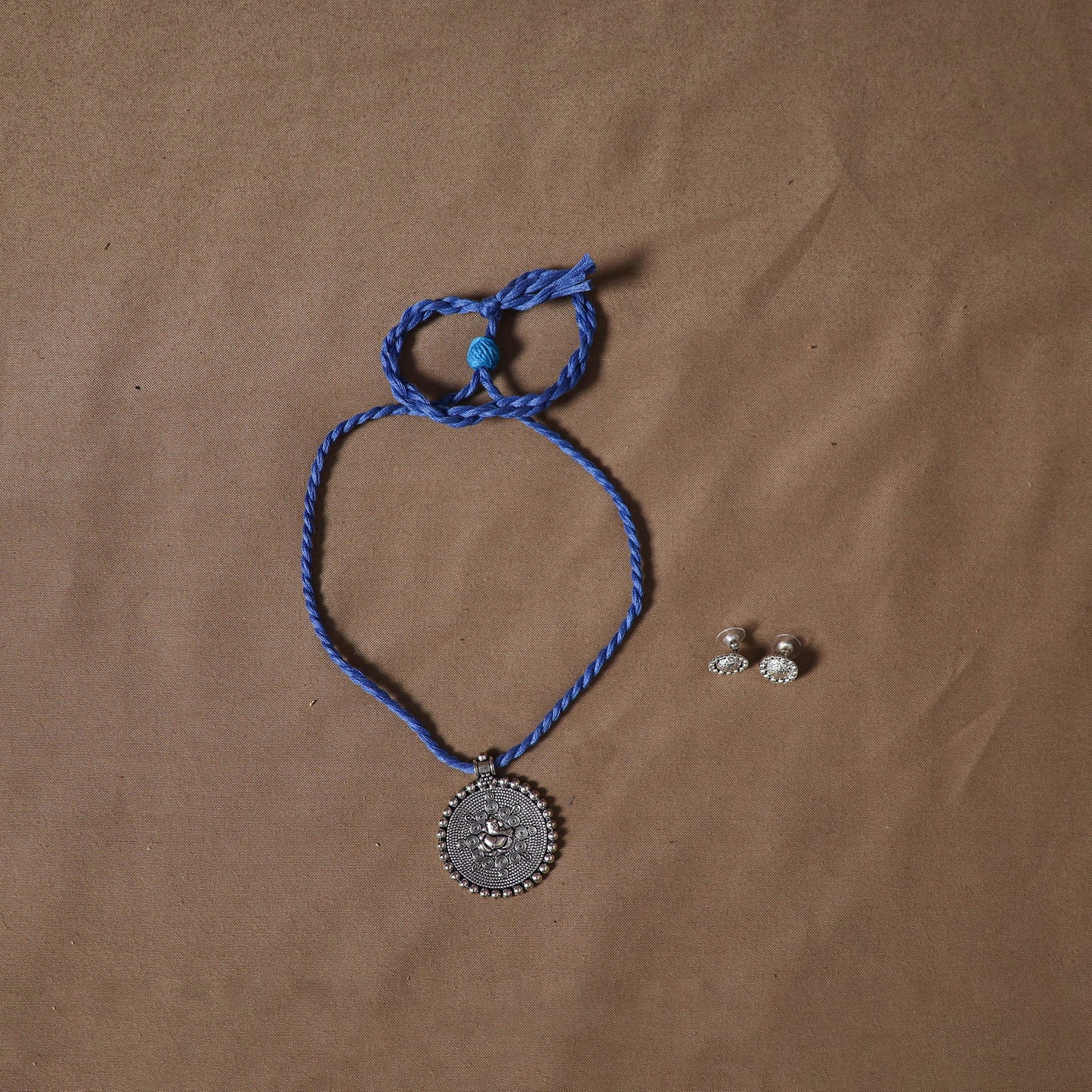 Vidarbha tussar x muga silk handloom plain 2pc unstitched