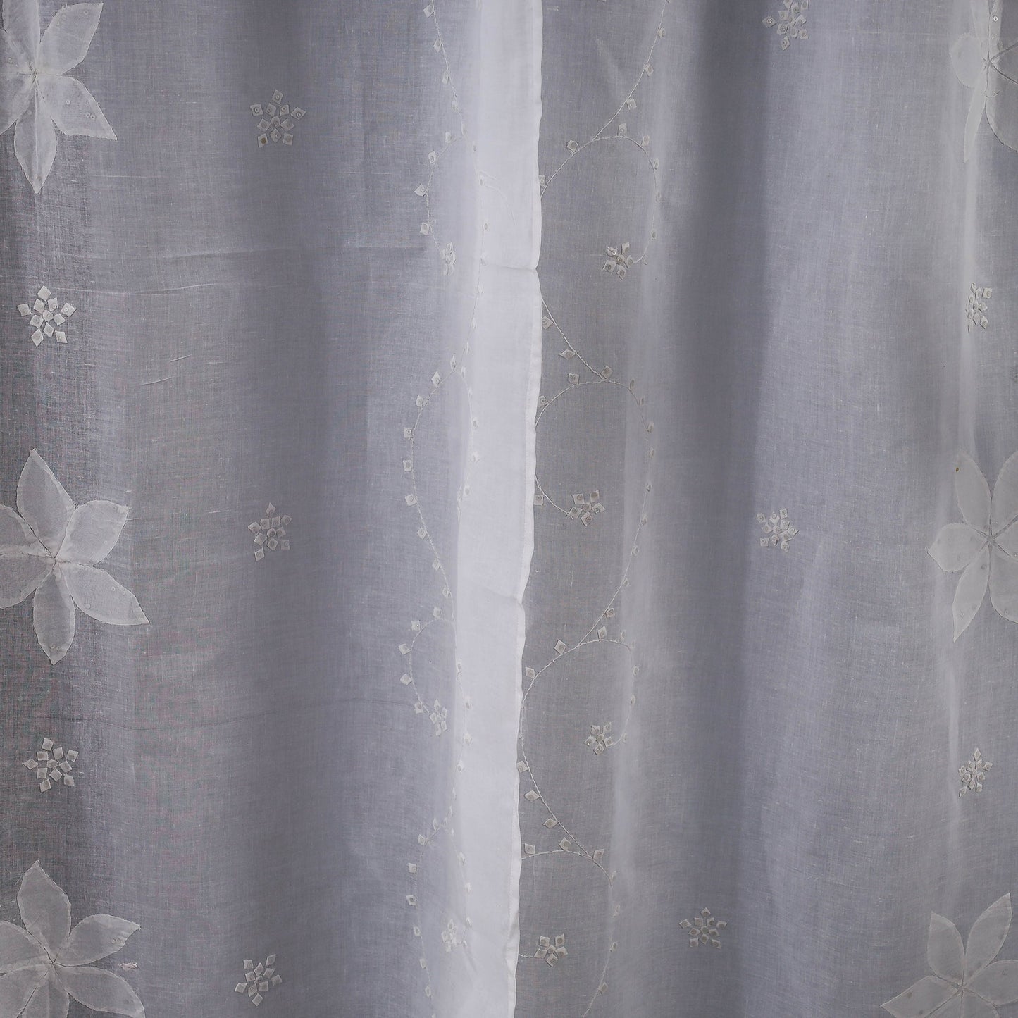 applique cutwork door curtain