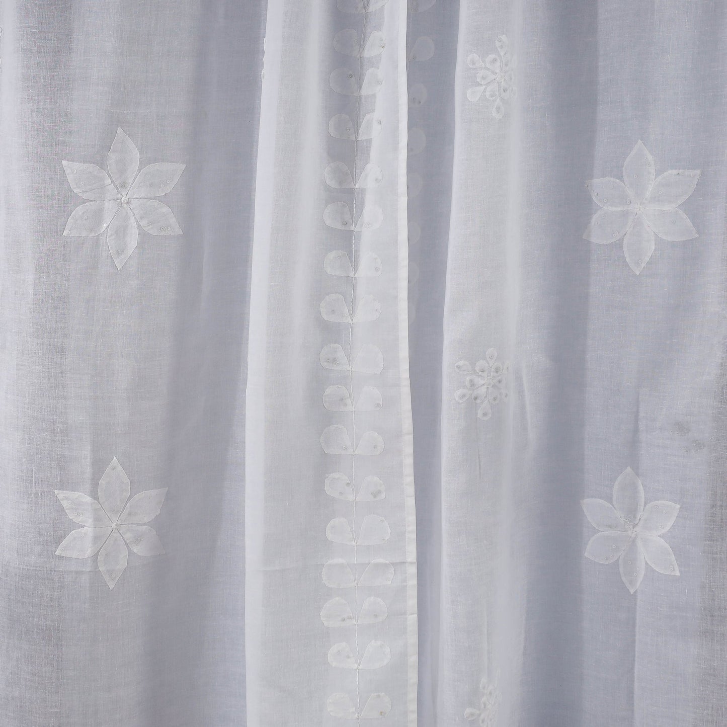 applique cutwork door curtain