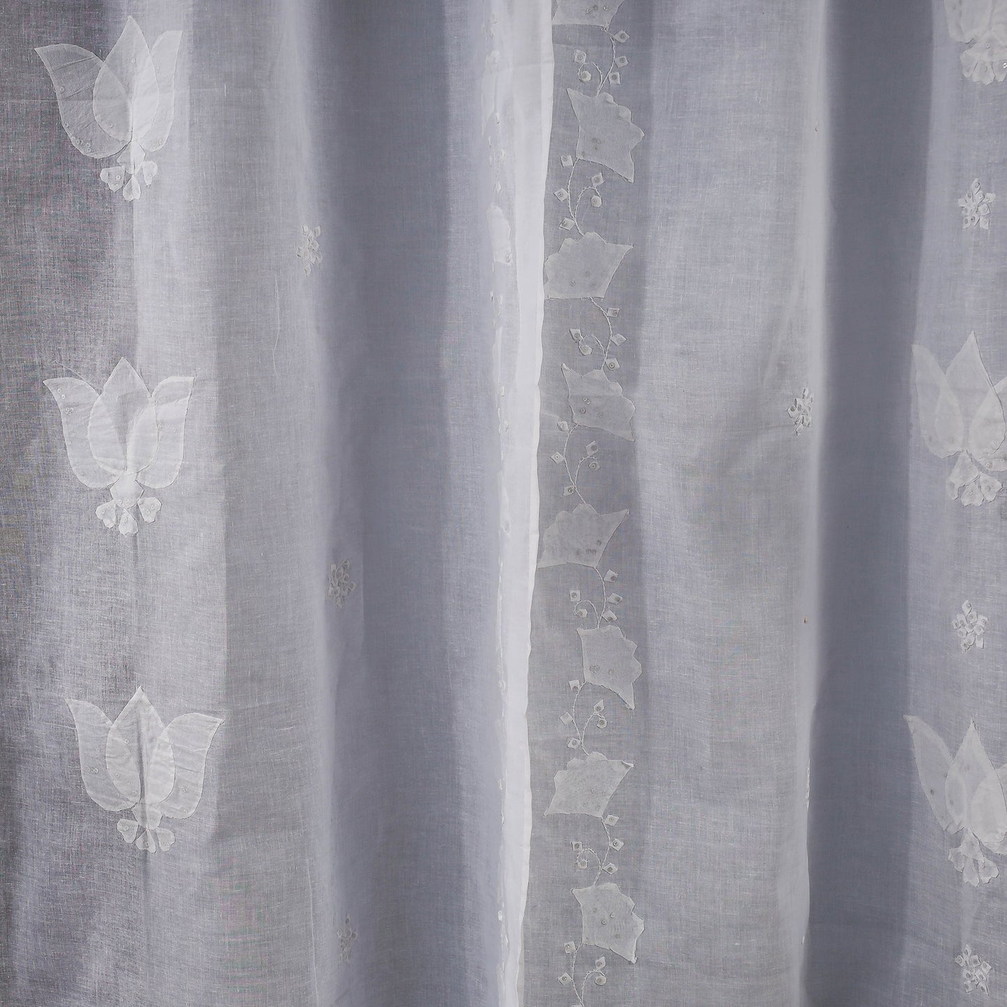 applique cutwork door curtain