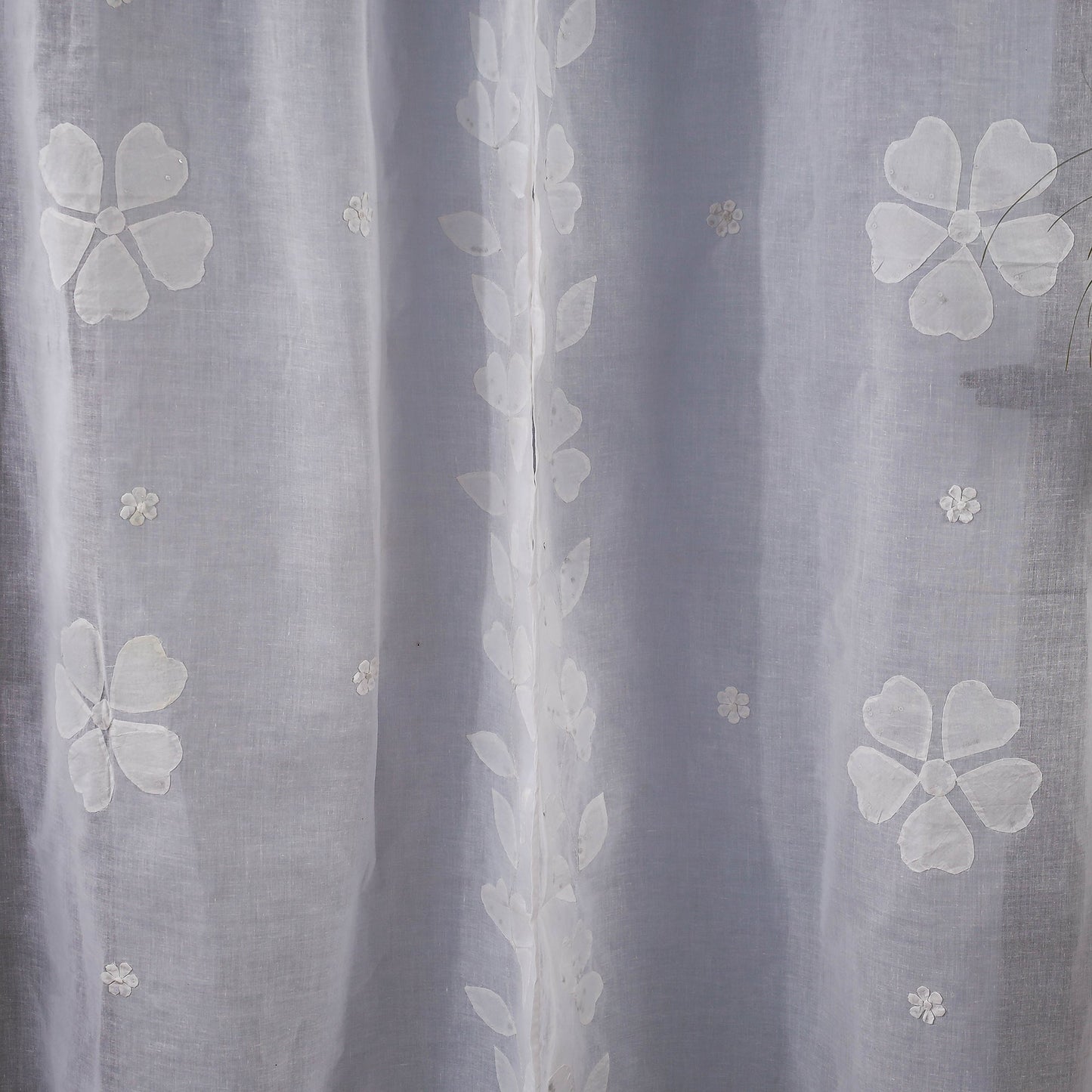 applique cutwork door curtain