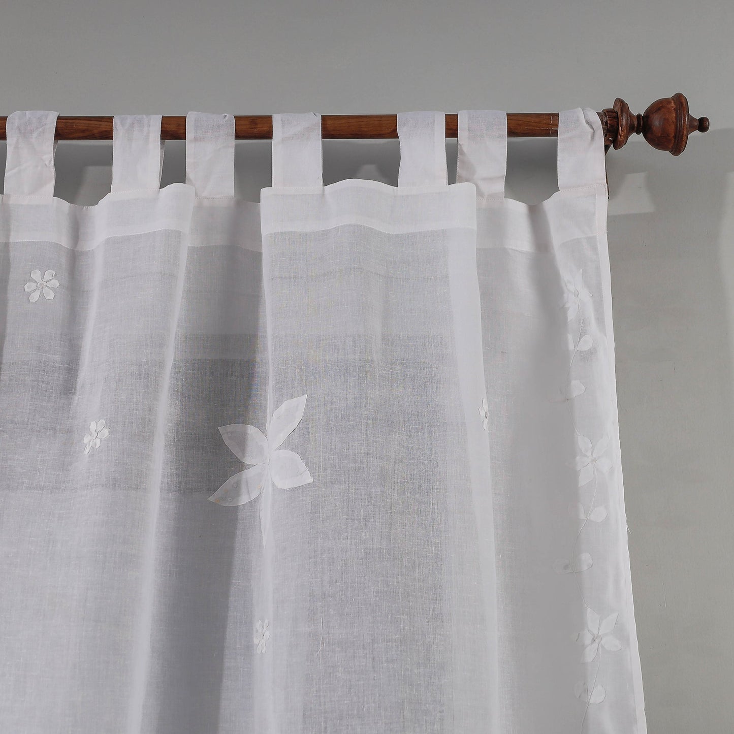 applique cutwork door curtain