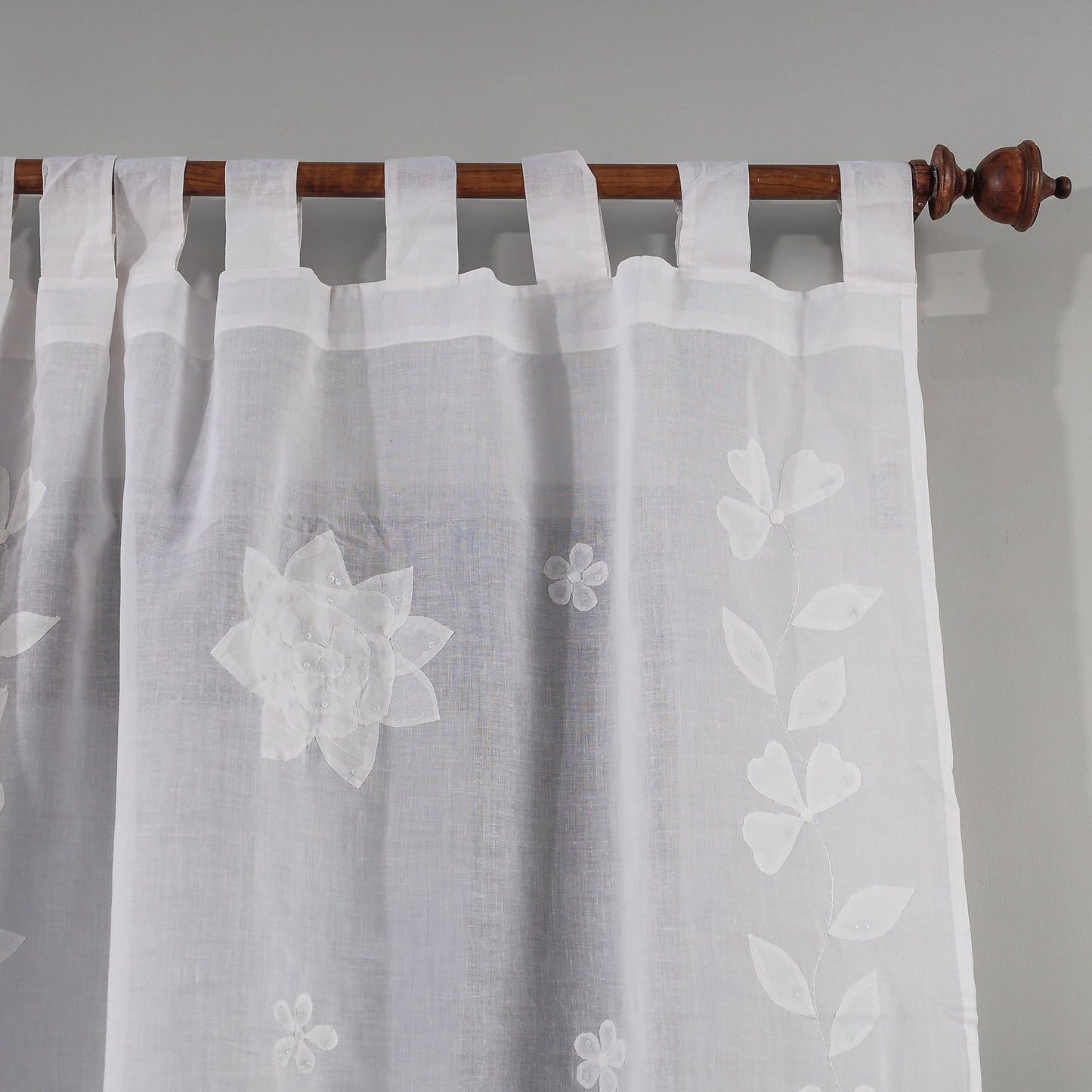 Applique Patti Kaam Pure Cotton Door Curtain from Rampur