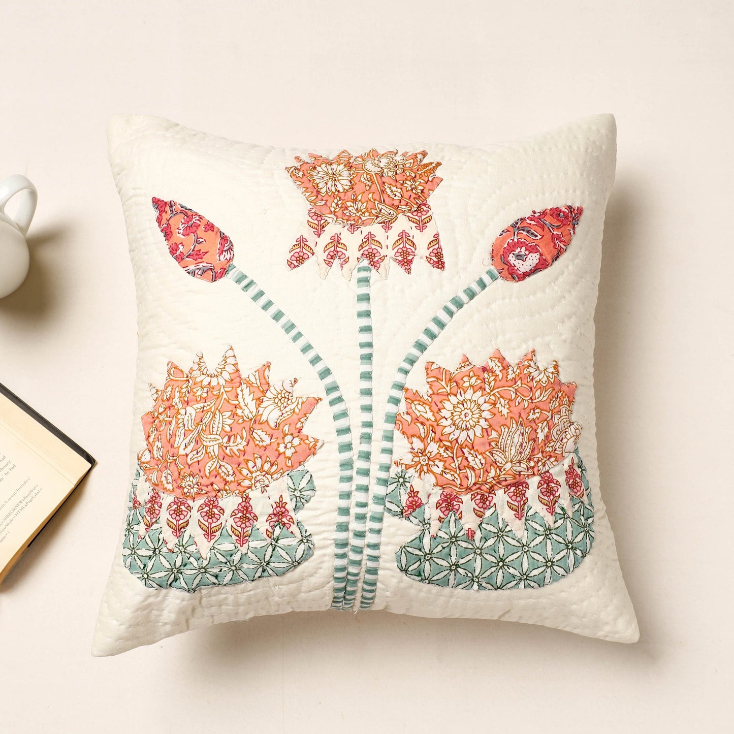 Applique Cushion Cover