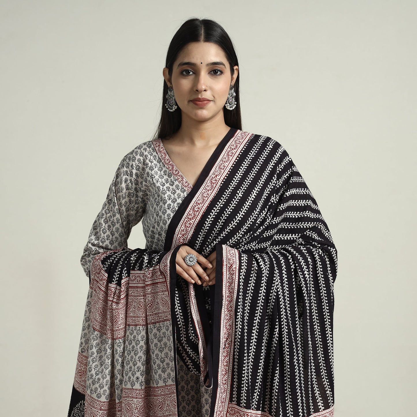 Bagh Kurta with Palazzo & Dupatta Set