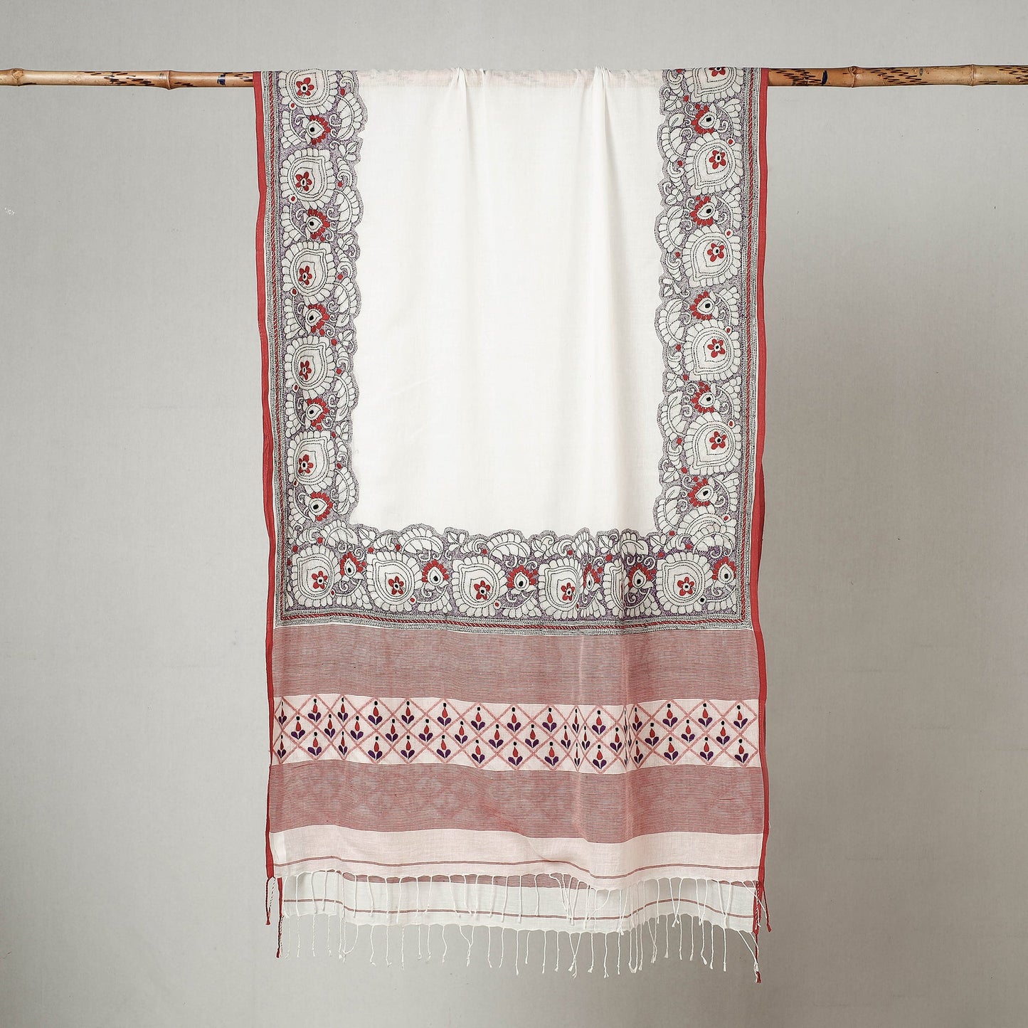 Kantha Embroidery Dupatta