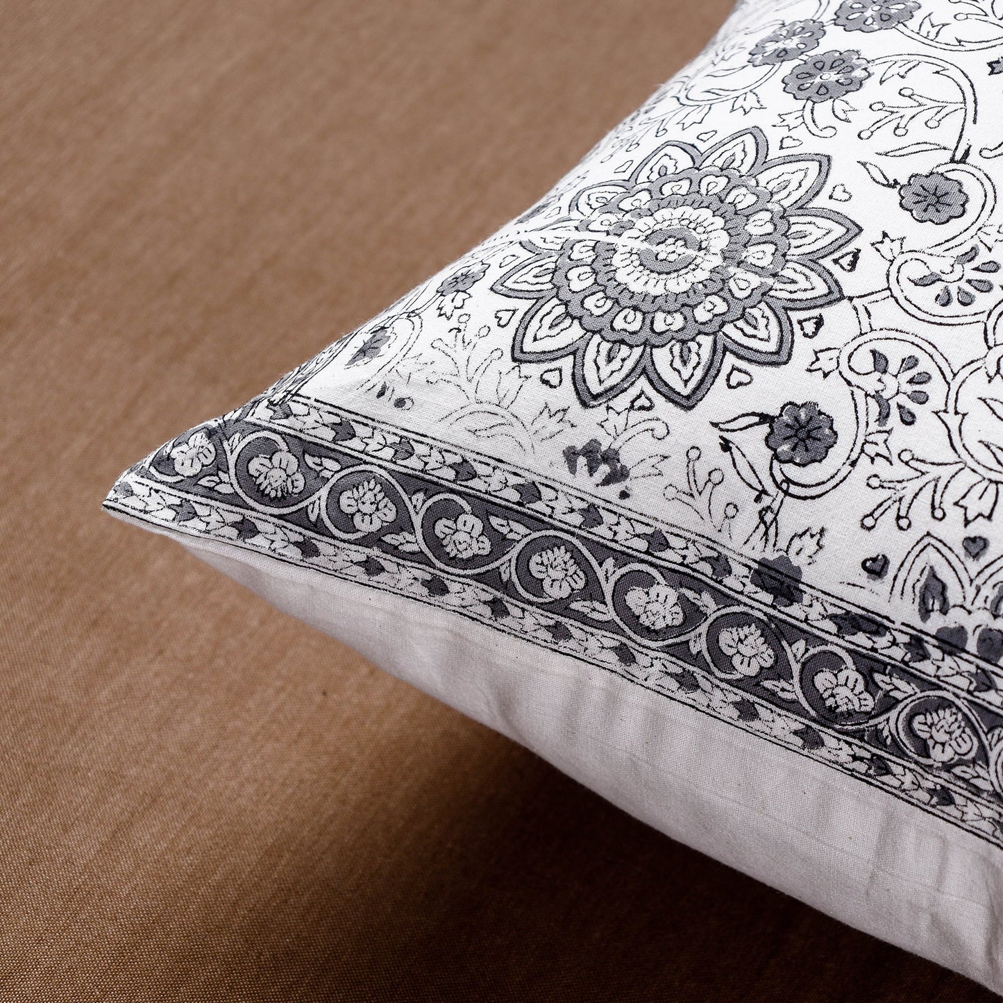 Block Printed Cushion Cover
