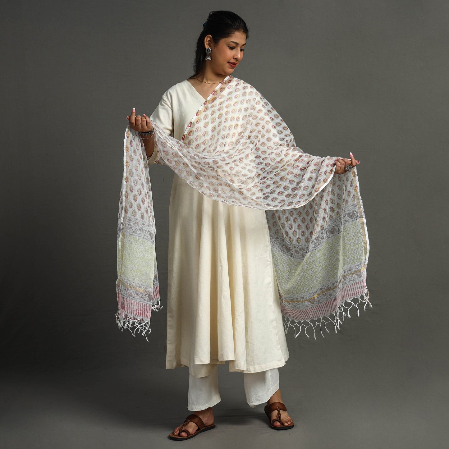 Sanganeri Dupatta
