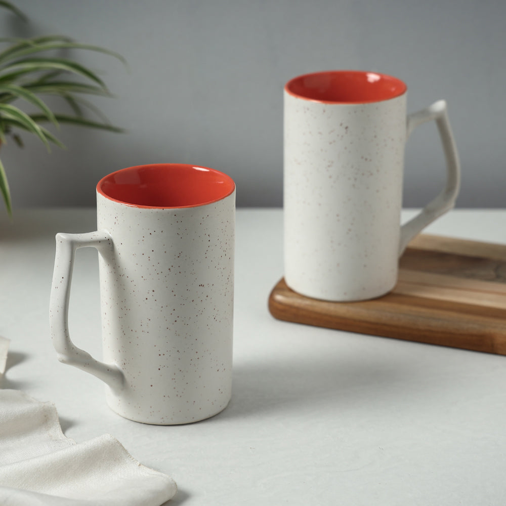 White Ceramic Mugs
