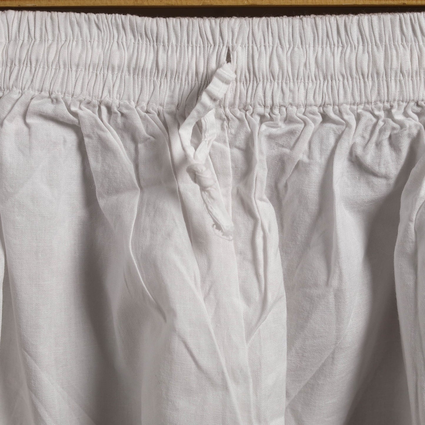 White - cotton hand embroidery chikankari short 36