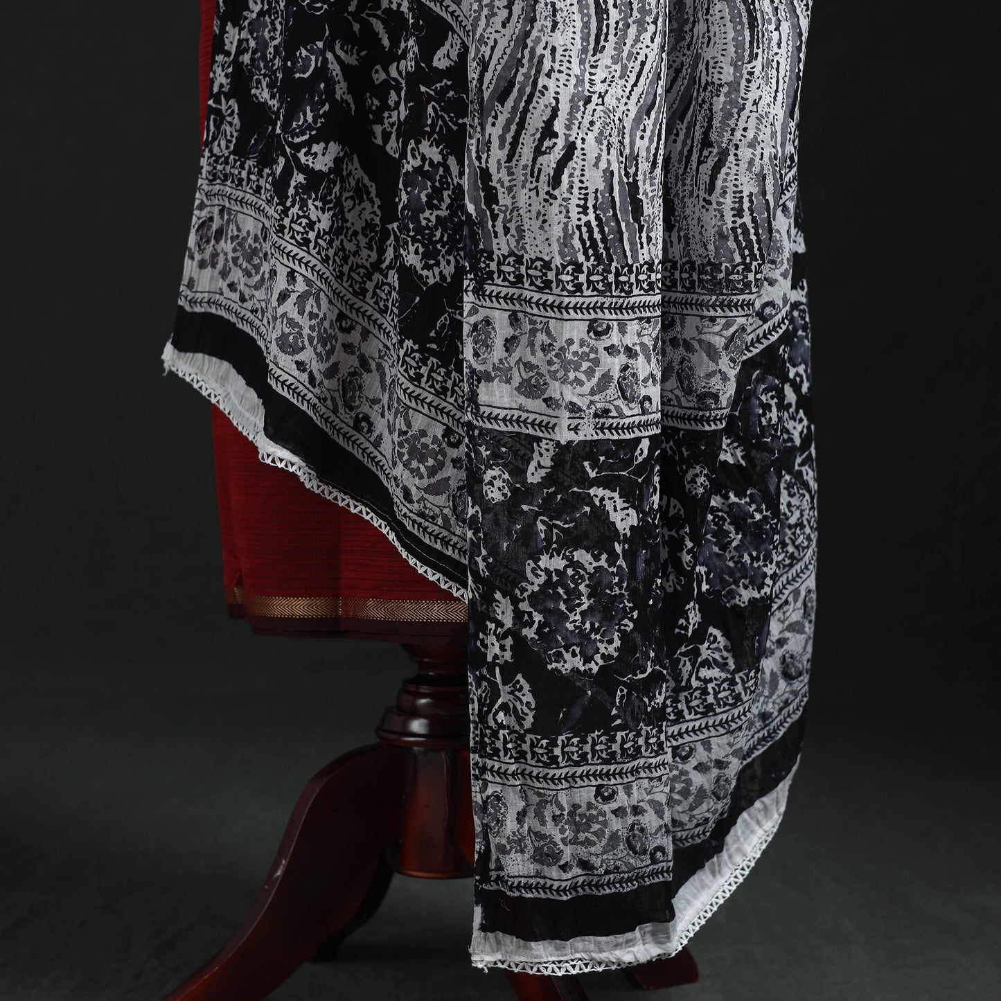 Cotton jaipur printed dupatta 60 - handcrafted
