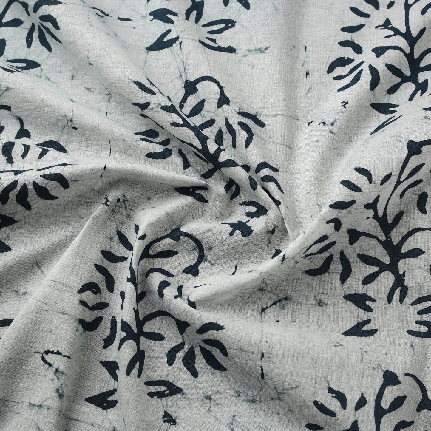 Cotton kutch hand block batik print fabric 09 - handcrafted