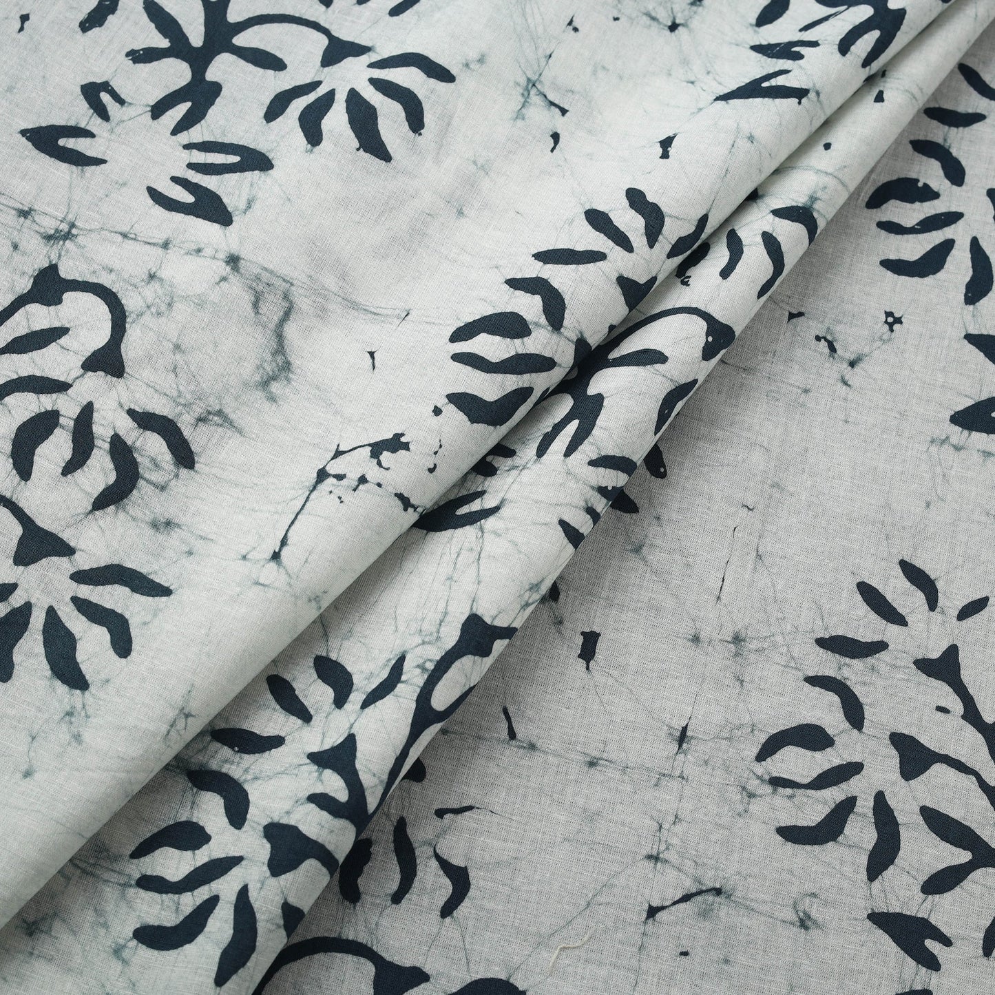 Cotton kutch hand block batik print fabric 09 - handcrafted