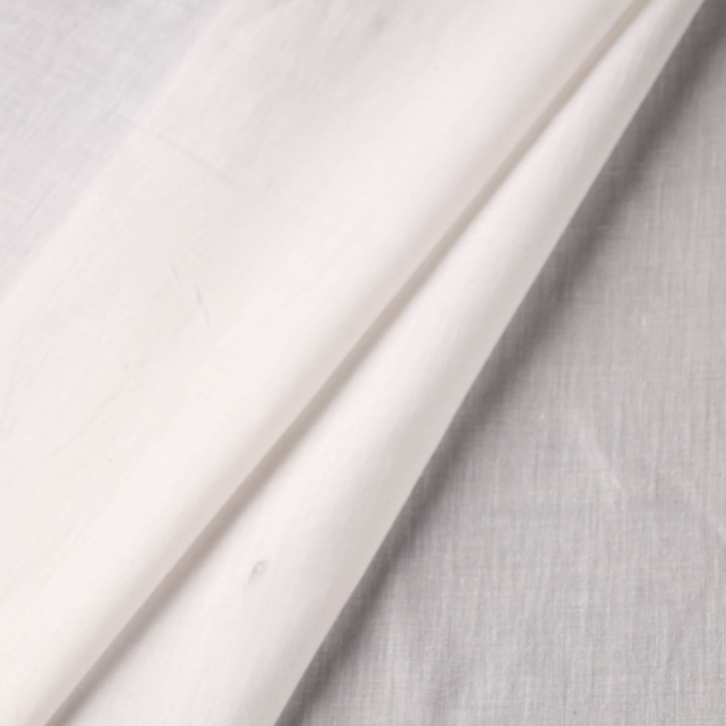 White - cotton plain fabric 16 - handcrafted