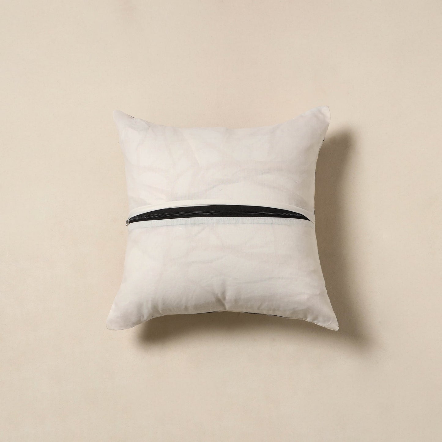 White - cotton pochampally ikat cushion cover 26