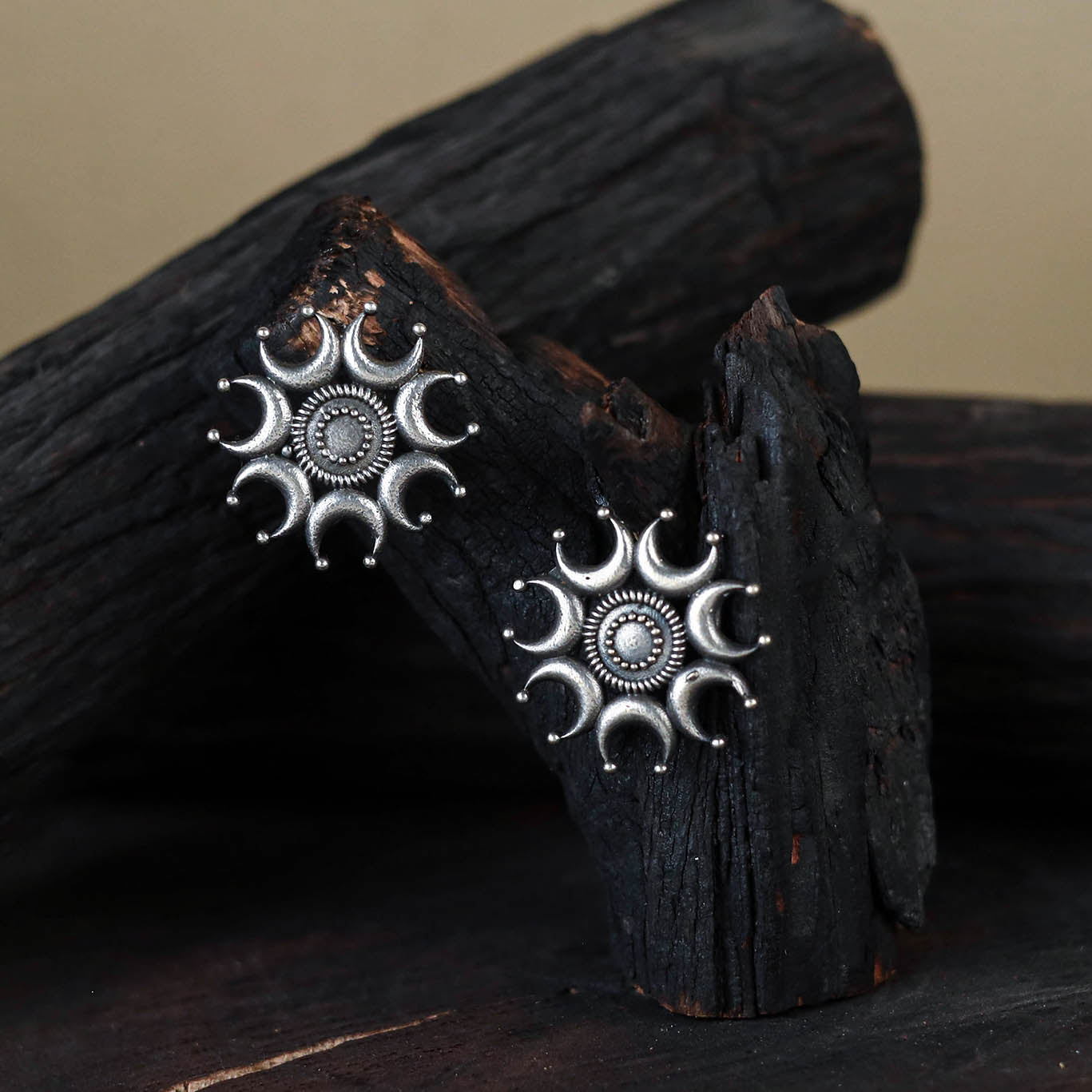 White German Silver-Plated Classic Earrings