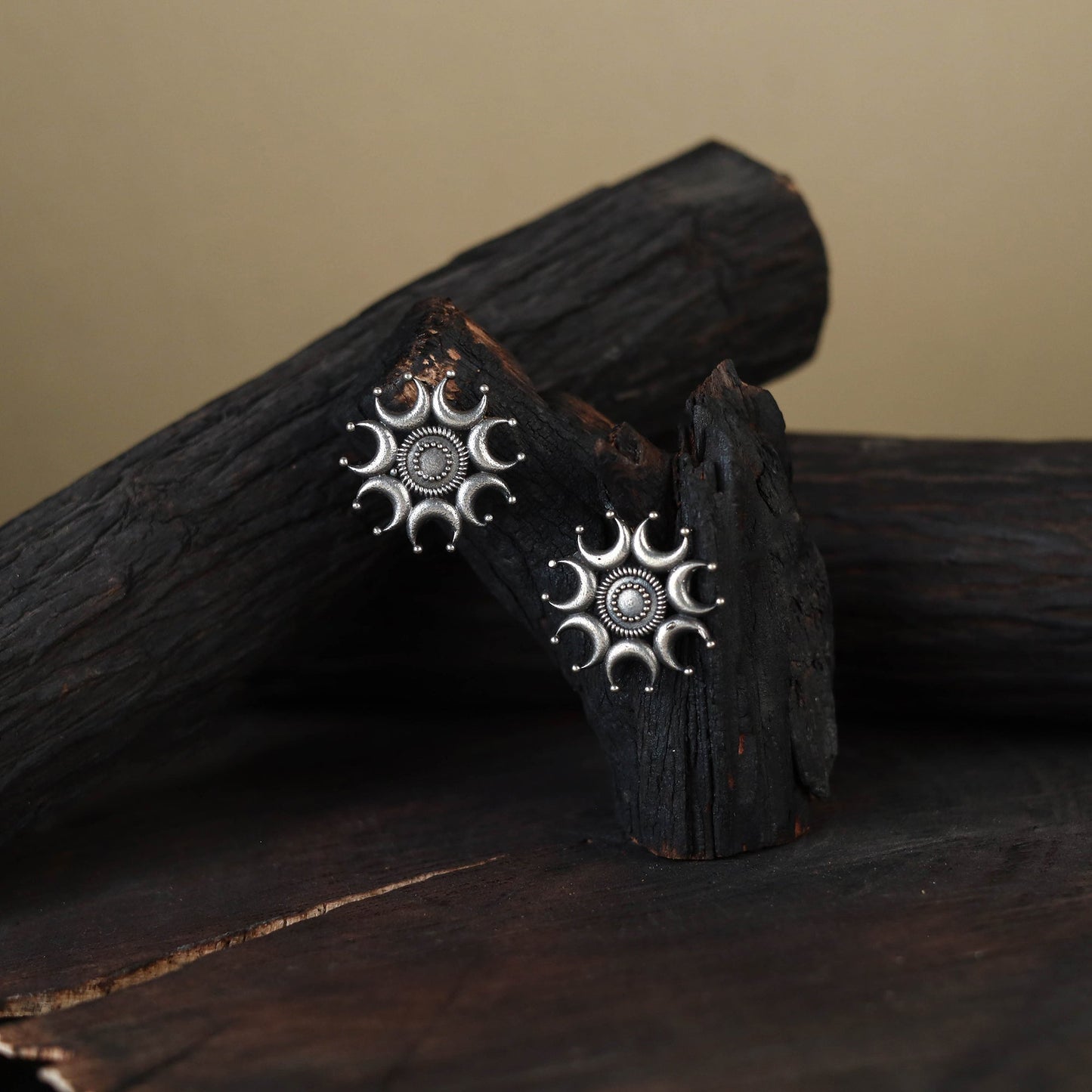 White German Silver-Plated Classic Earrings
