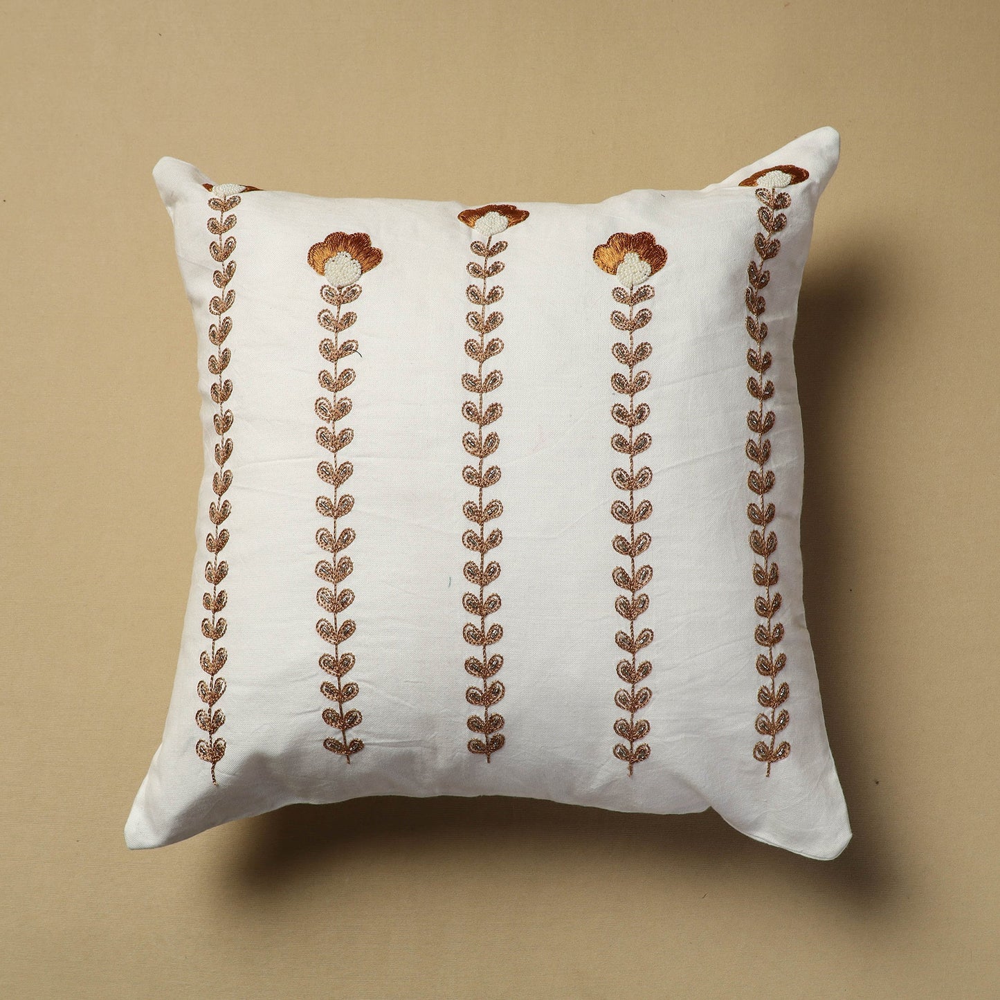 Embroidery Cotton Cushion Cover