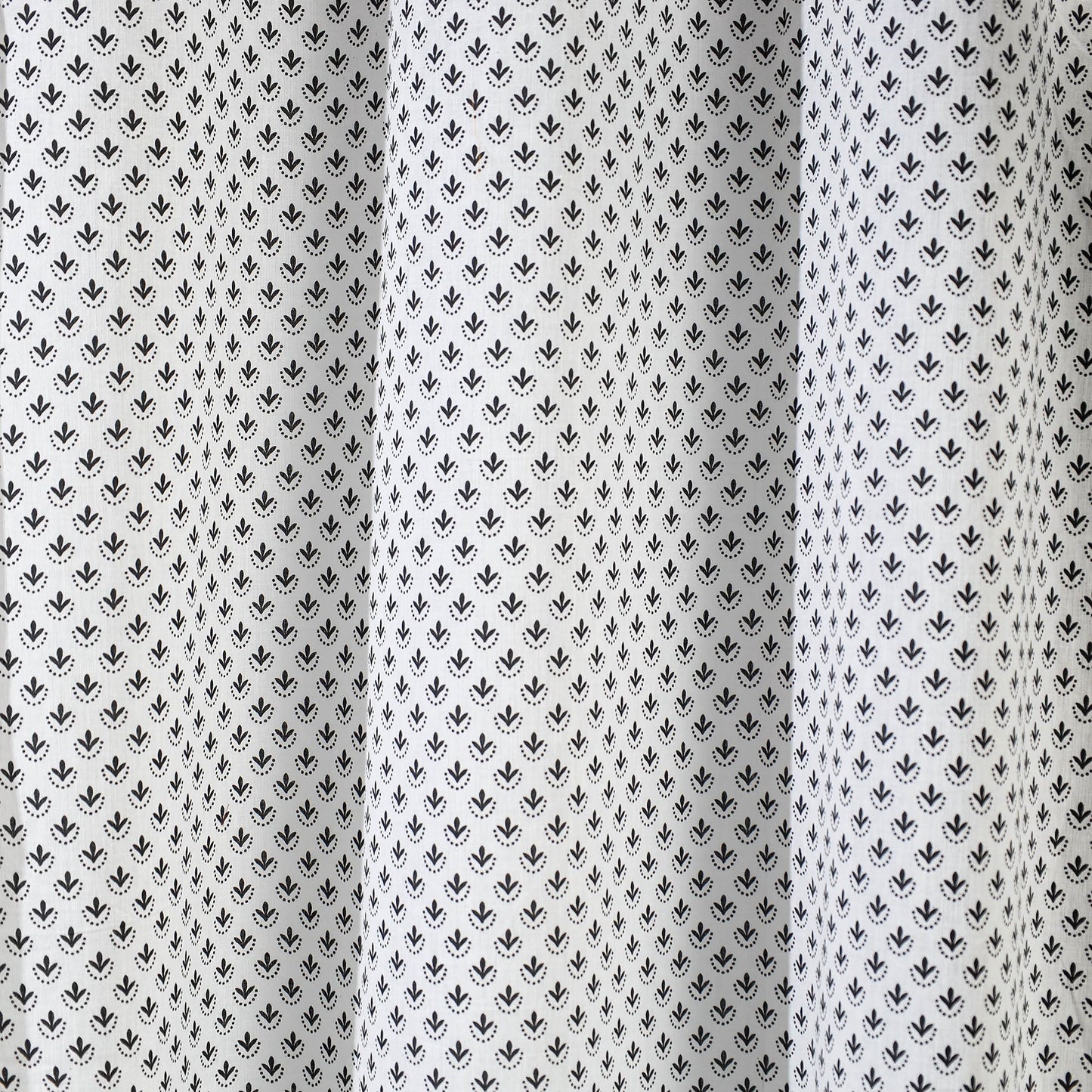 block printed door curtain