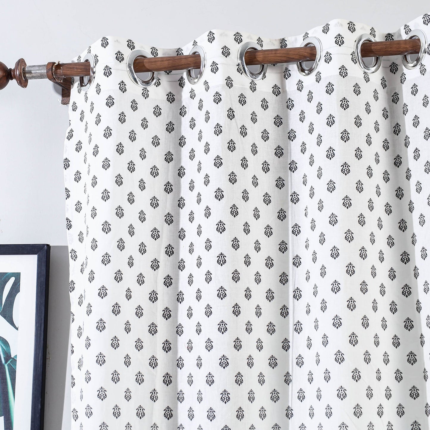 Block Printed Door Curtain