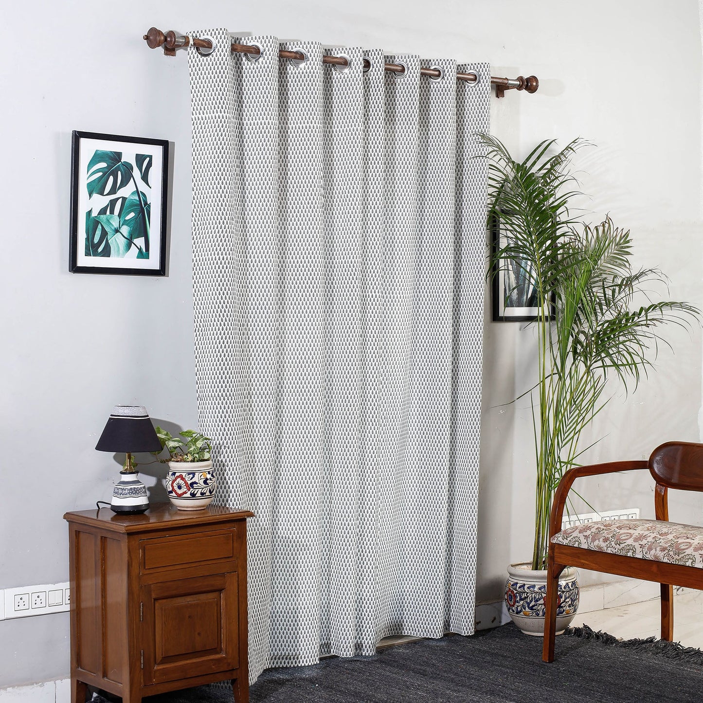 Buy Hand Block Printed Cotton Door Curtain Online at iTokri.com