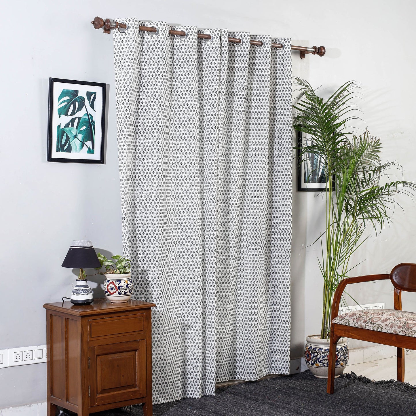 Hand Block Printed Cotton Door Curtain Online at iTokri.com