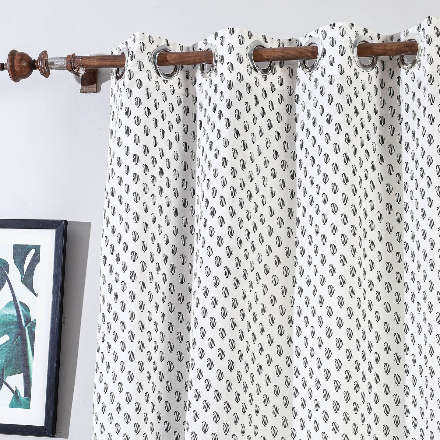Buy Hand Block Printed Cotton Door Curtain Online at iTokri.com