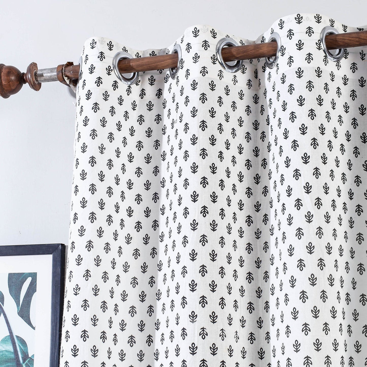 Buy Hand Block Printed Cotton Door Curtain Online at iTokri.com