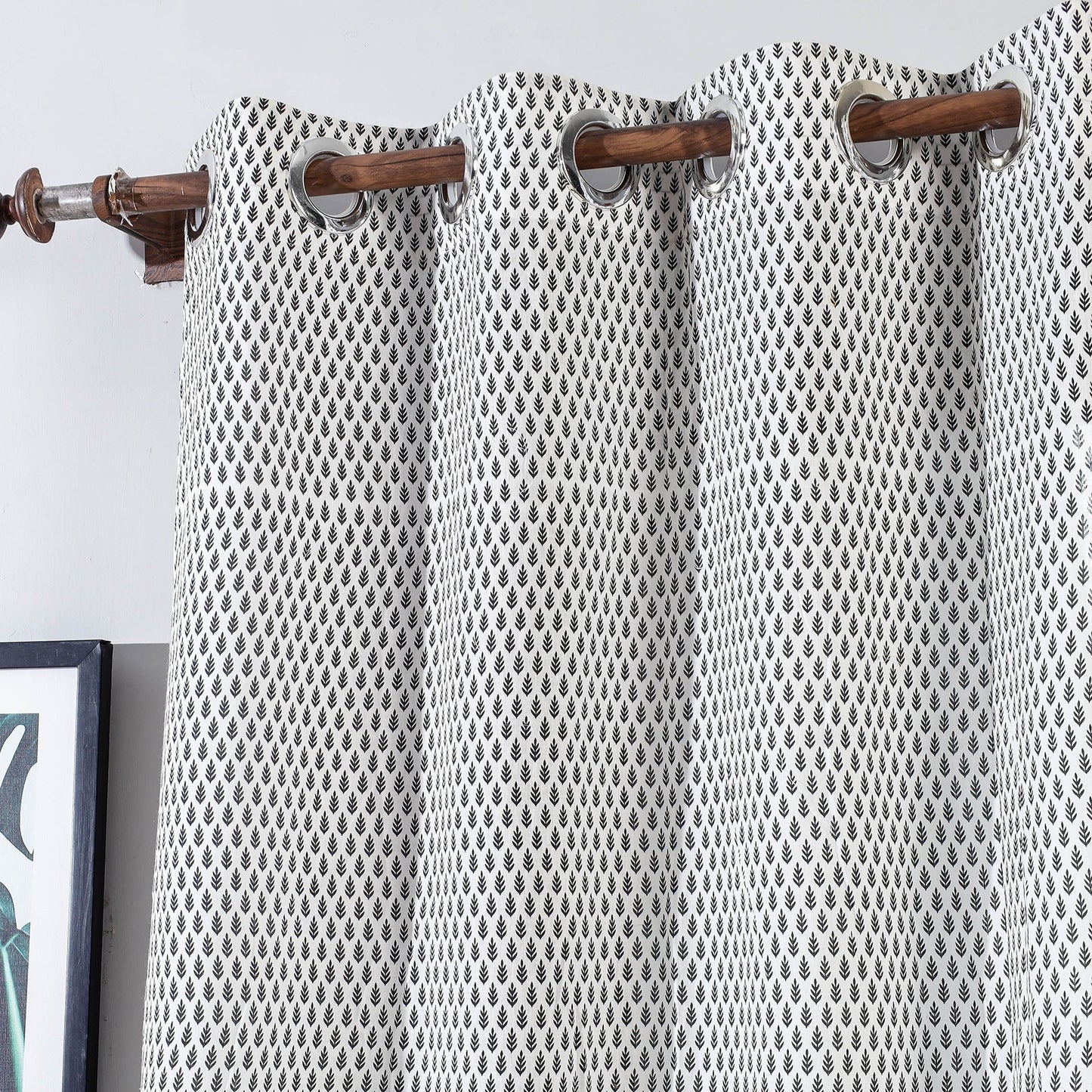 Buy Hand Block Printed Cotton Door Curtain Online at iTokri.com