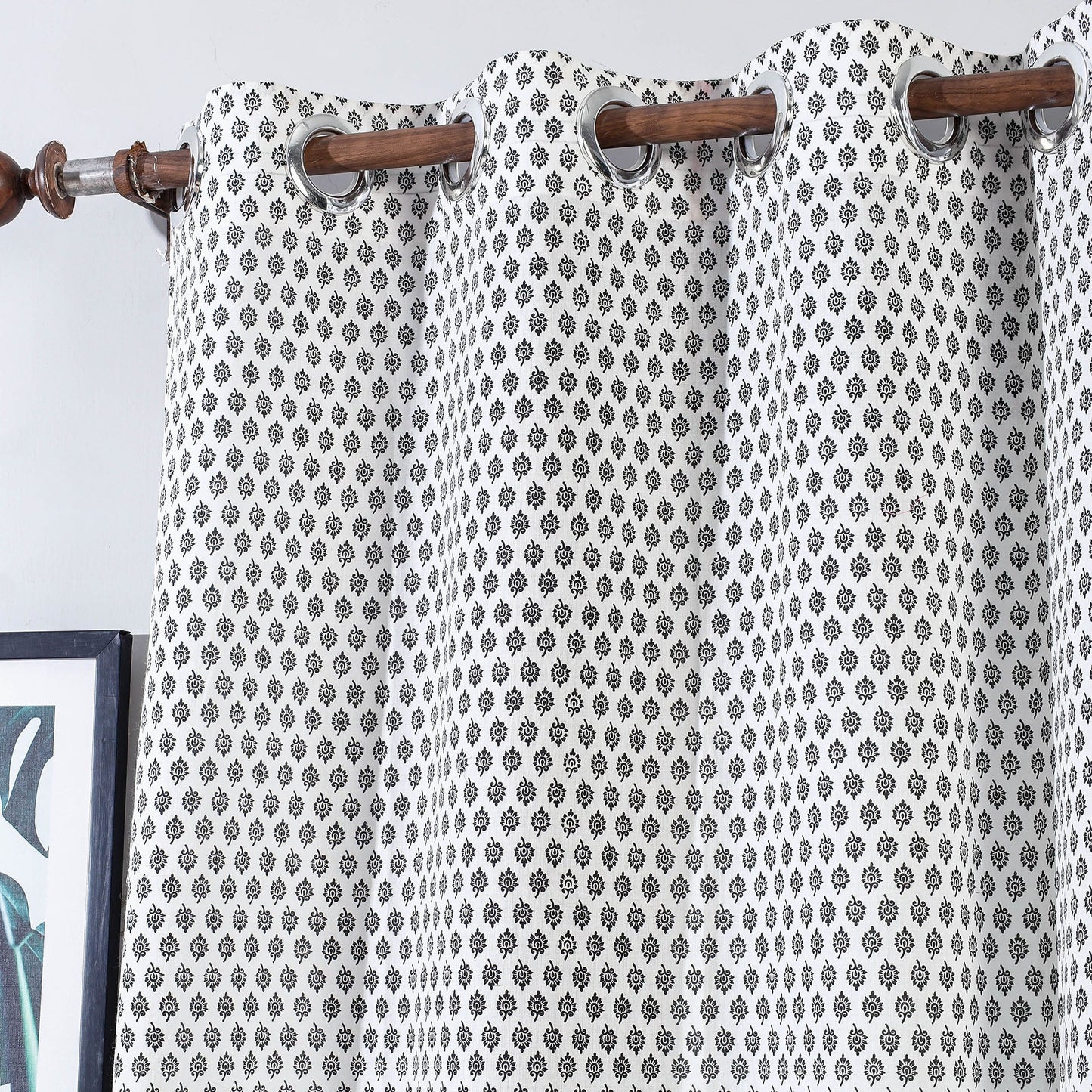 Hand Block Printed Cotton Door Curtain Online at iTokri.com
