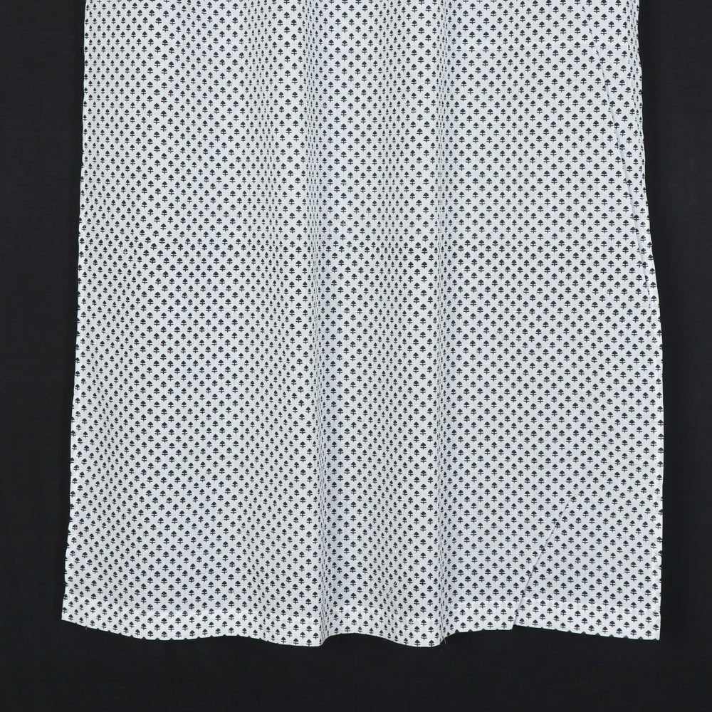 Hand Block Printed Cotton Window Curtain