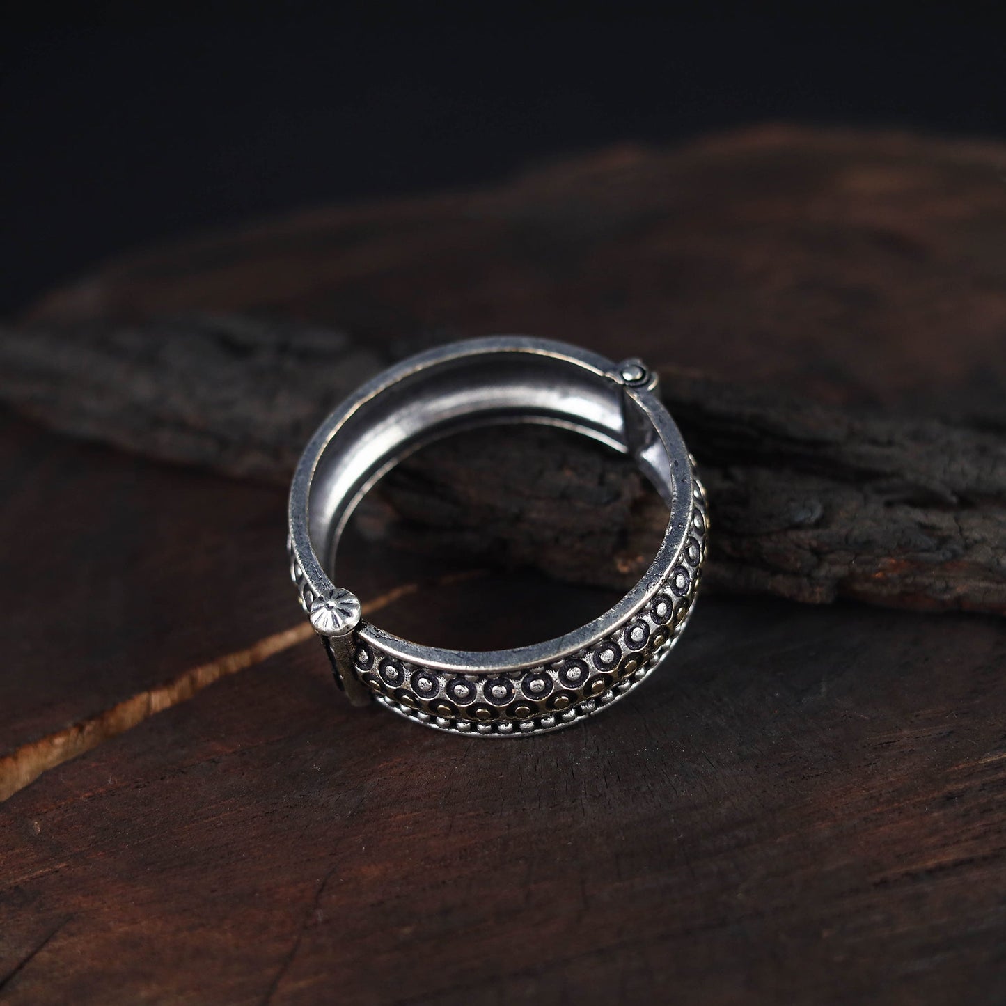 Handcrafted German Silver Bracelet / Kada