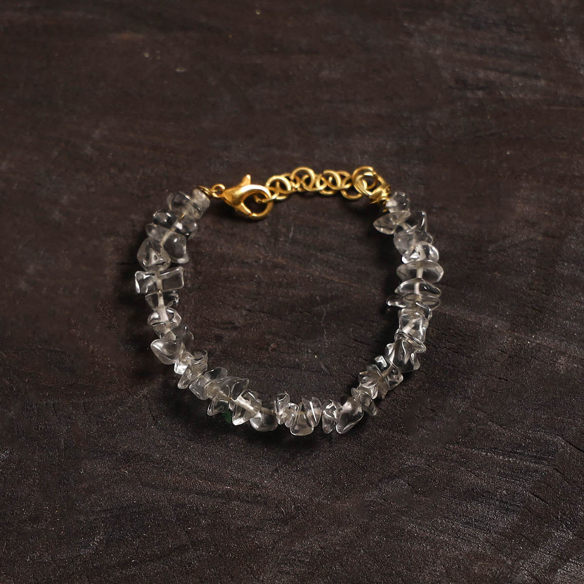 Handcrafted glass stone bracelet 10