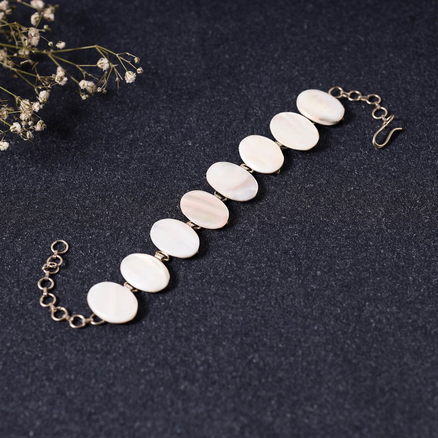 Buy Handcrafted Midnapore Seashell Bracelet (Adjustable) Online at iTokri.com