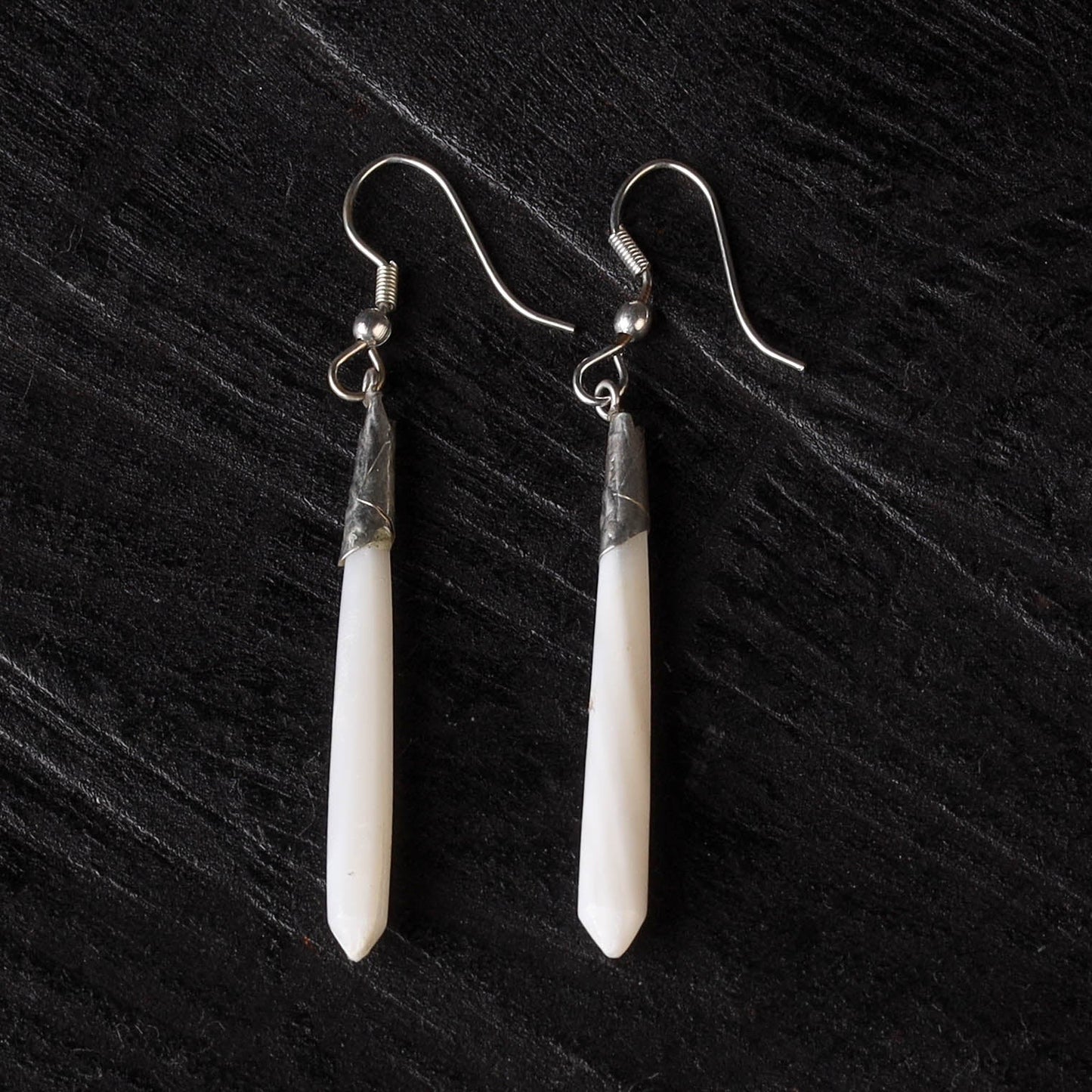 Handcrafted seashell earrings 40