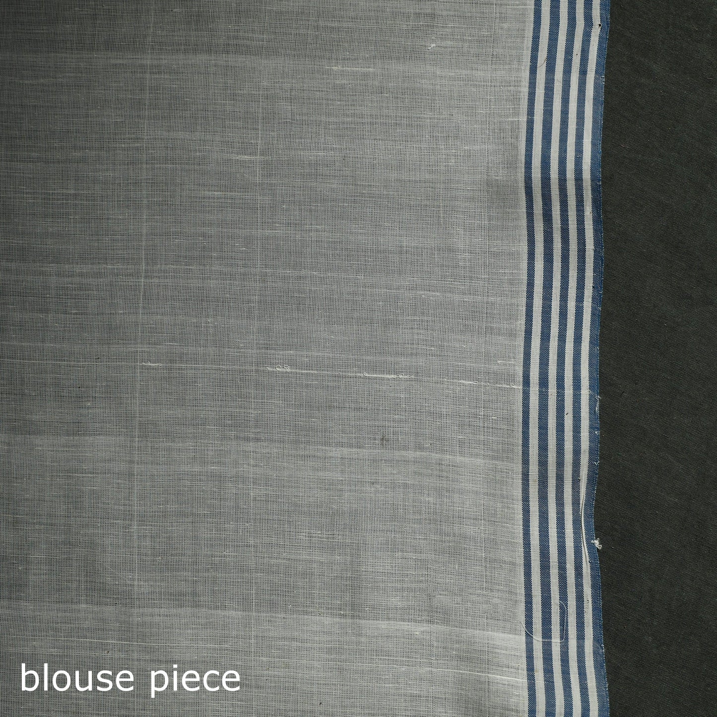 White - handloom cotton buti srikakulam jamdani saree 03