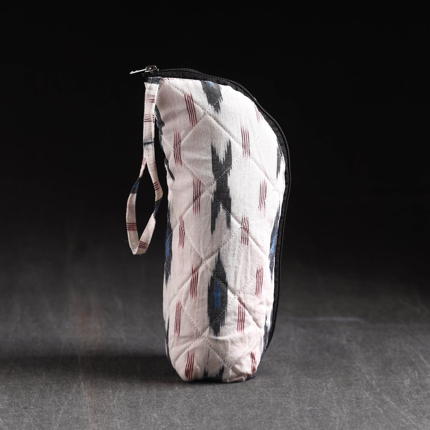 White Handmade Cotton 1L Water Bottle Cover