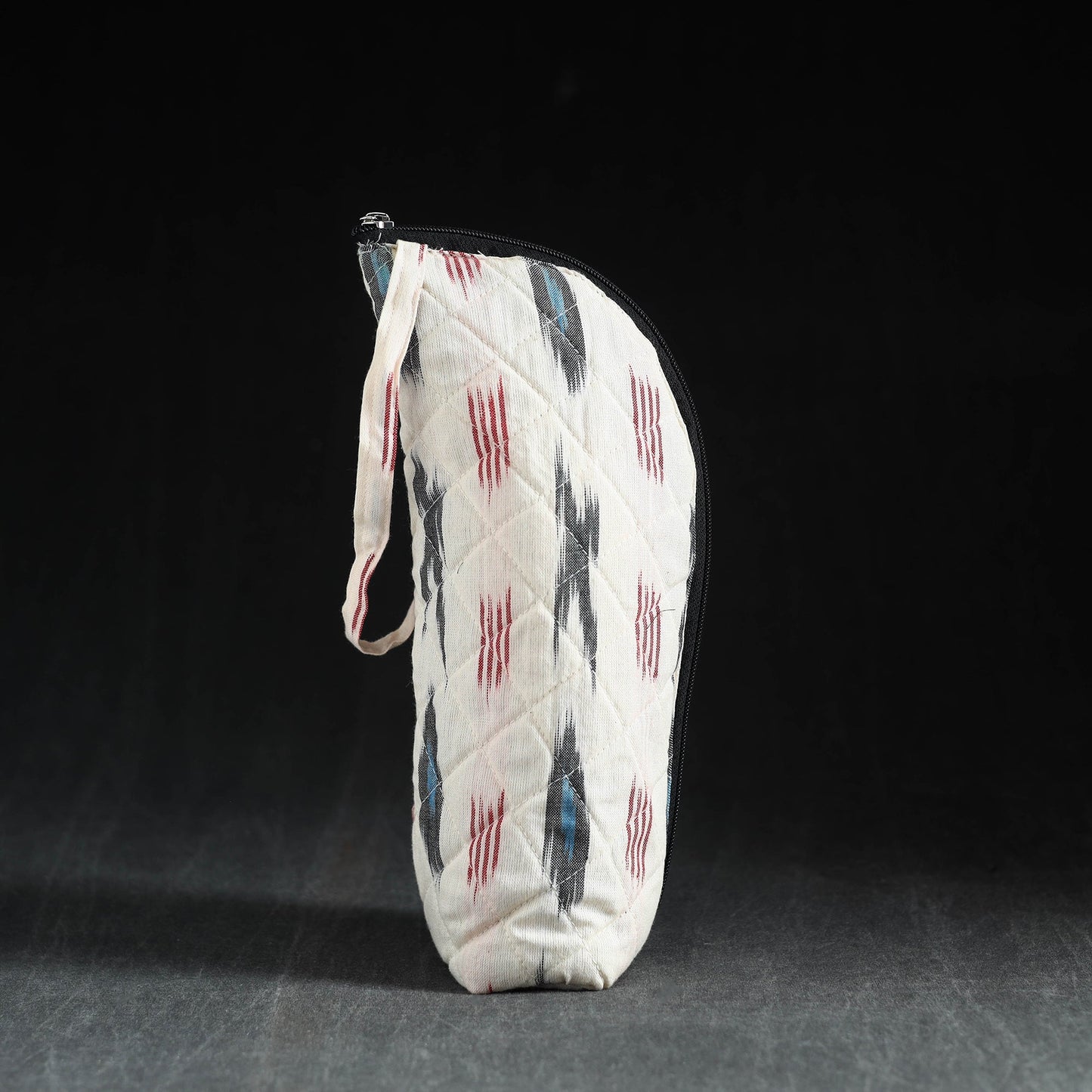 White Handmade Cotton 1L Water Bottle Cover