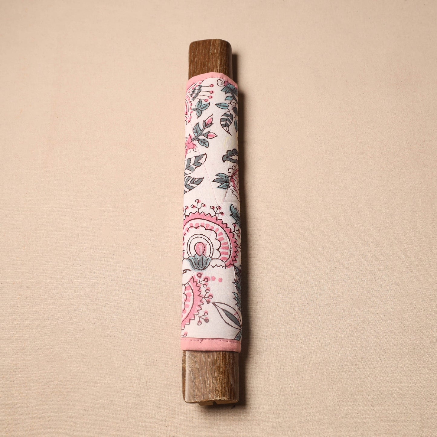 Buy White Handmade Cotton Fridge Handle Cover