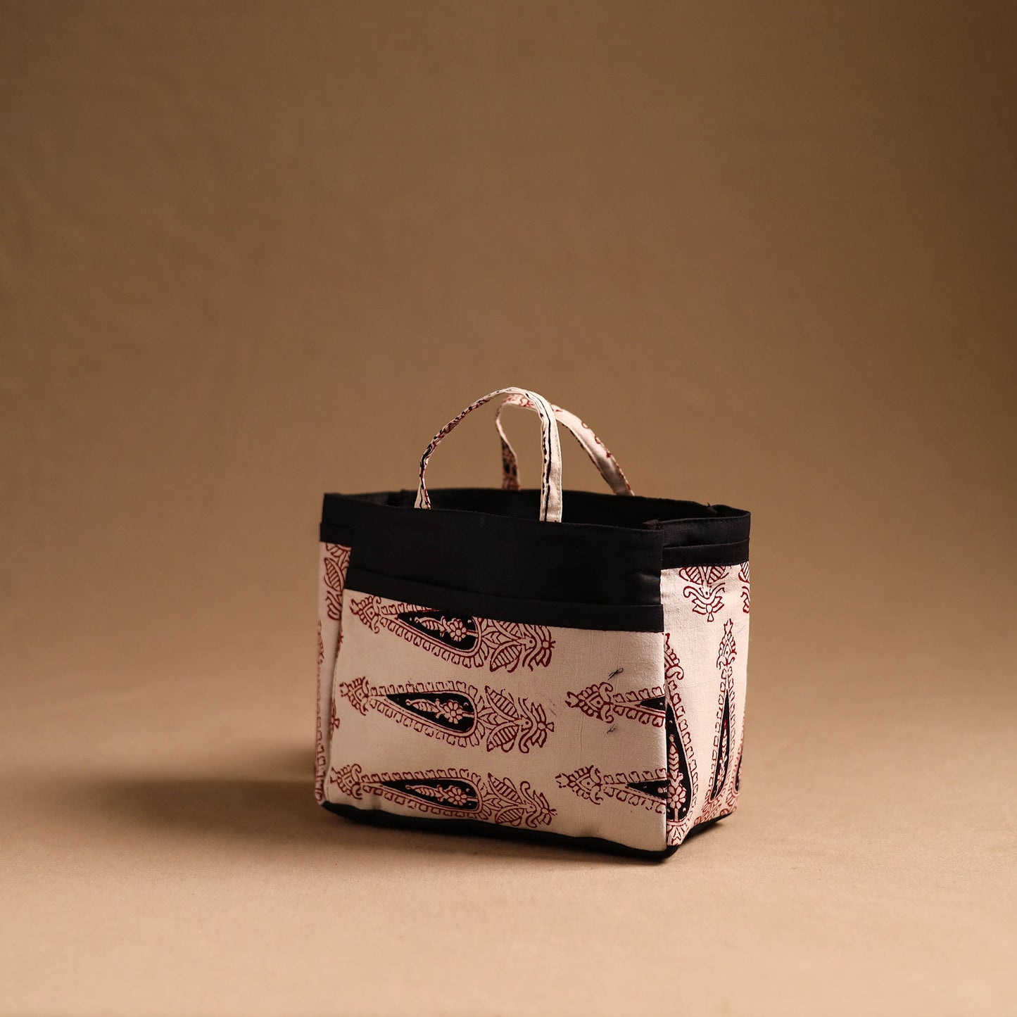 White Handmade Cotton Multipurpose Cosmetic/Toiletry Bag