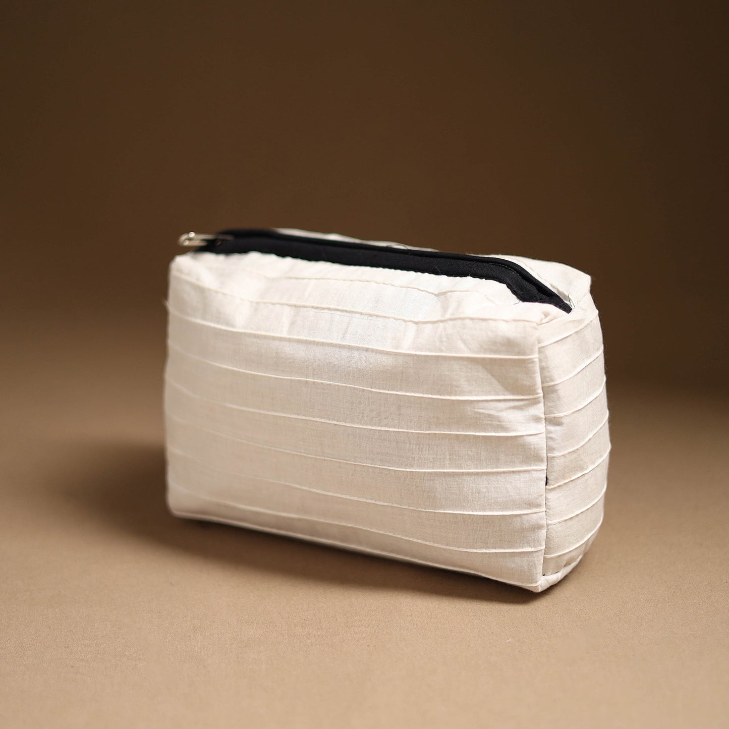 Handmade Cotton Toiletry Pouch - Eco-Friendly