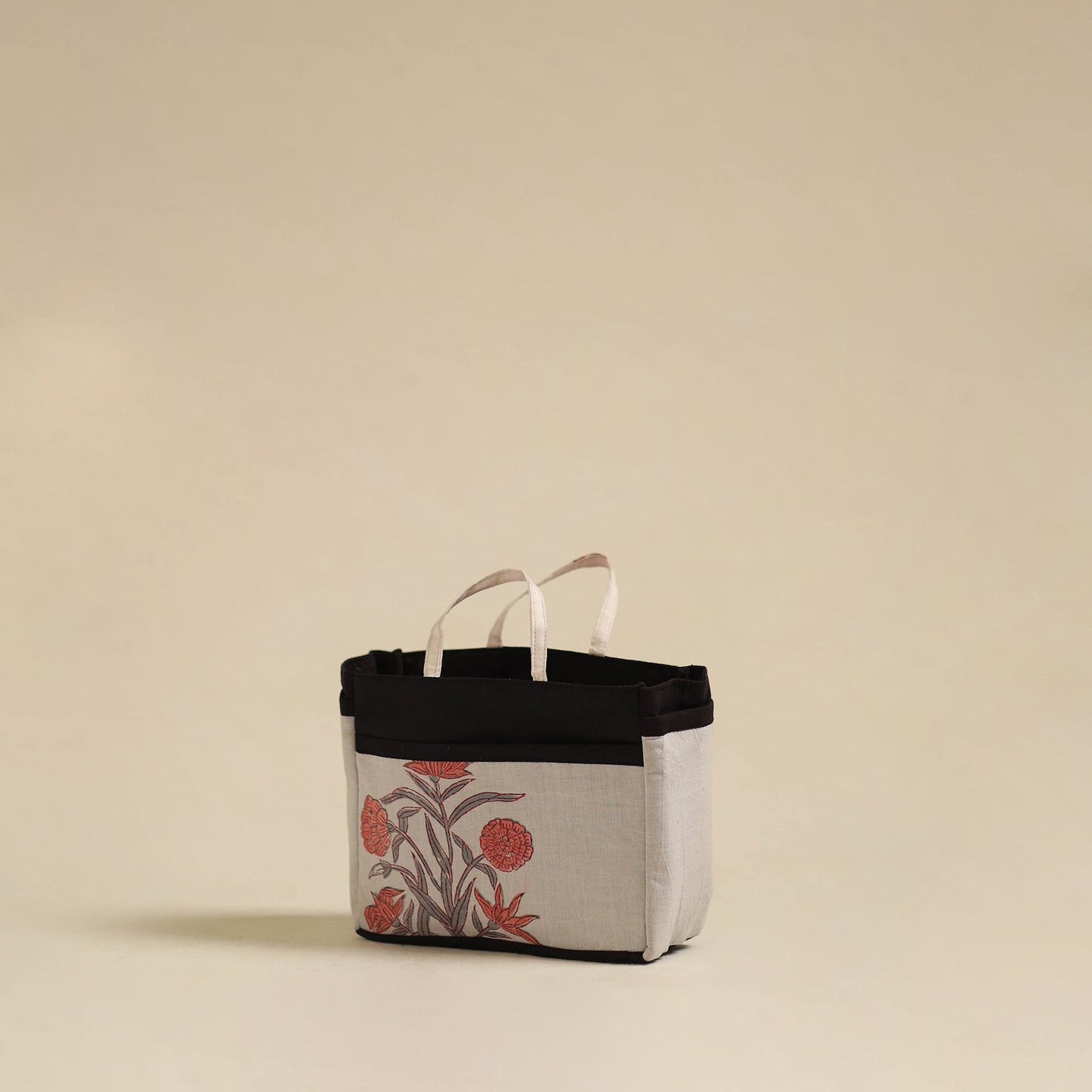 White Handmade Multipurpose Cosmetic/Toiletry Bag