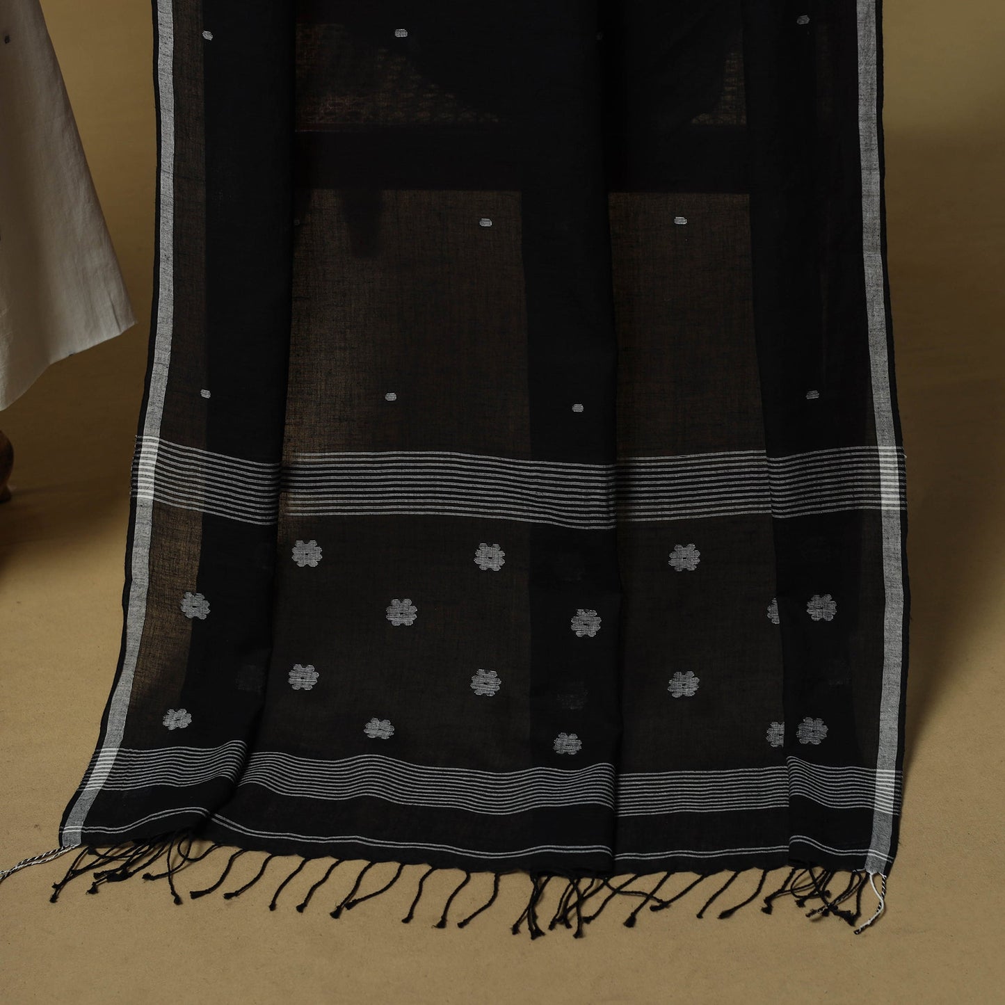 Handspun handloom phulia jamdani fine cotton 2pc unstitched