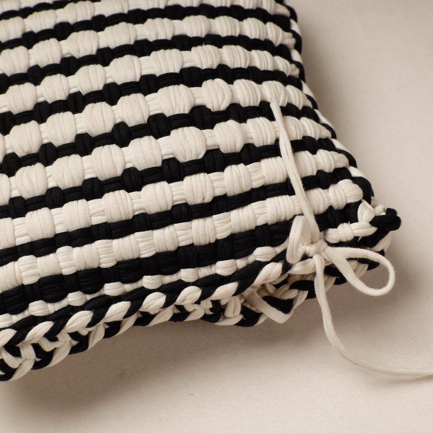 Handwoven Upcycled Cushion Cover