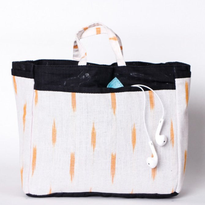 Ikat Multipurpose Cosmetic/Toiletry Cotton Pouch