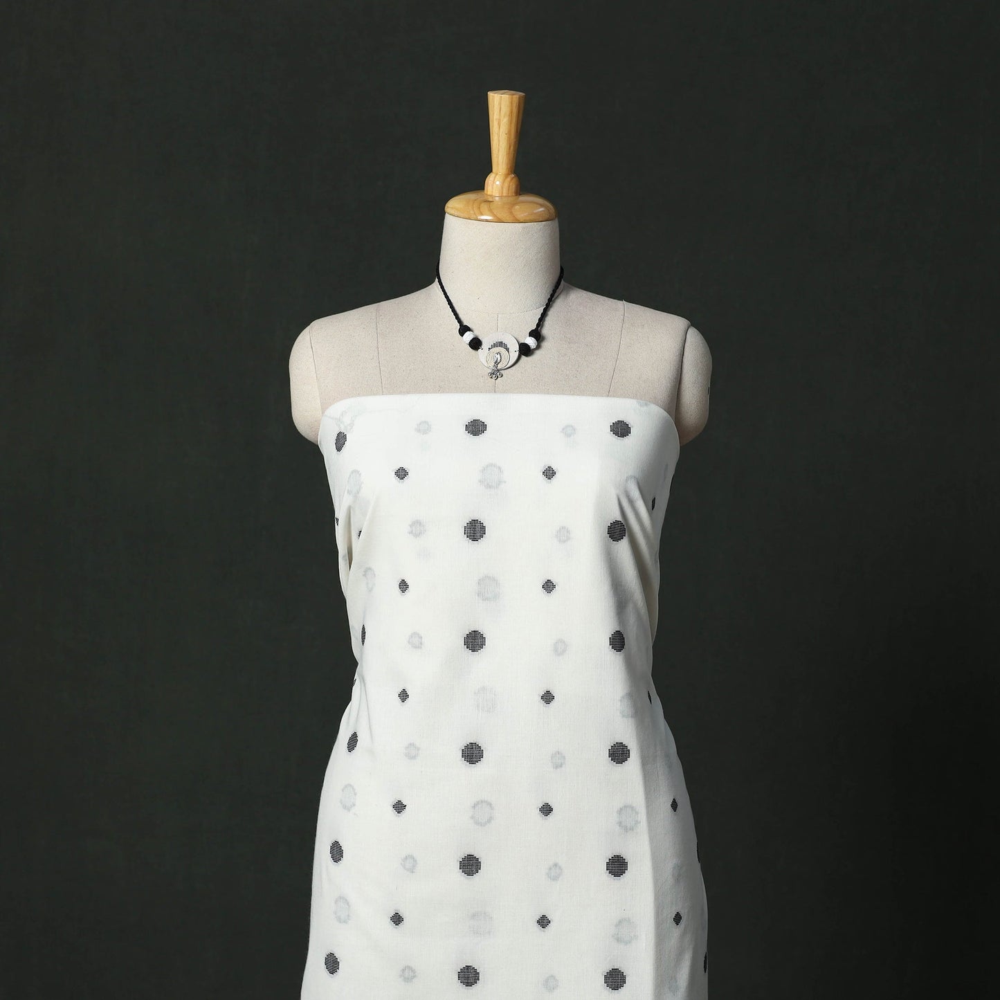 Jacquard cotton 2pc unstitched dress material