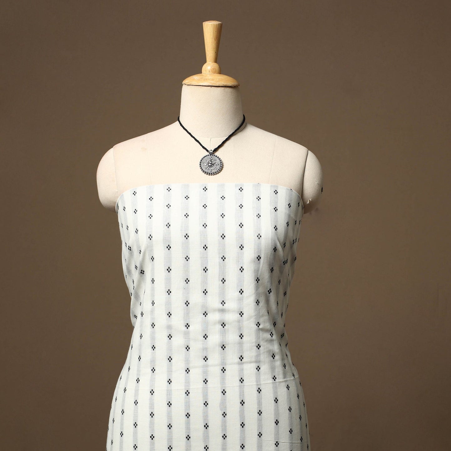 Jacquard cotton 2pc unstitched dress material