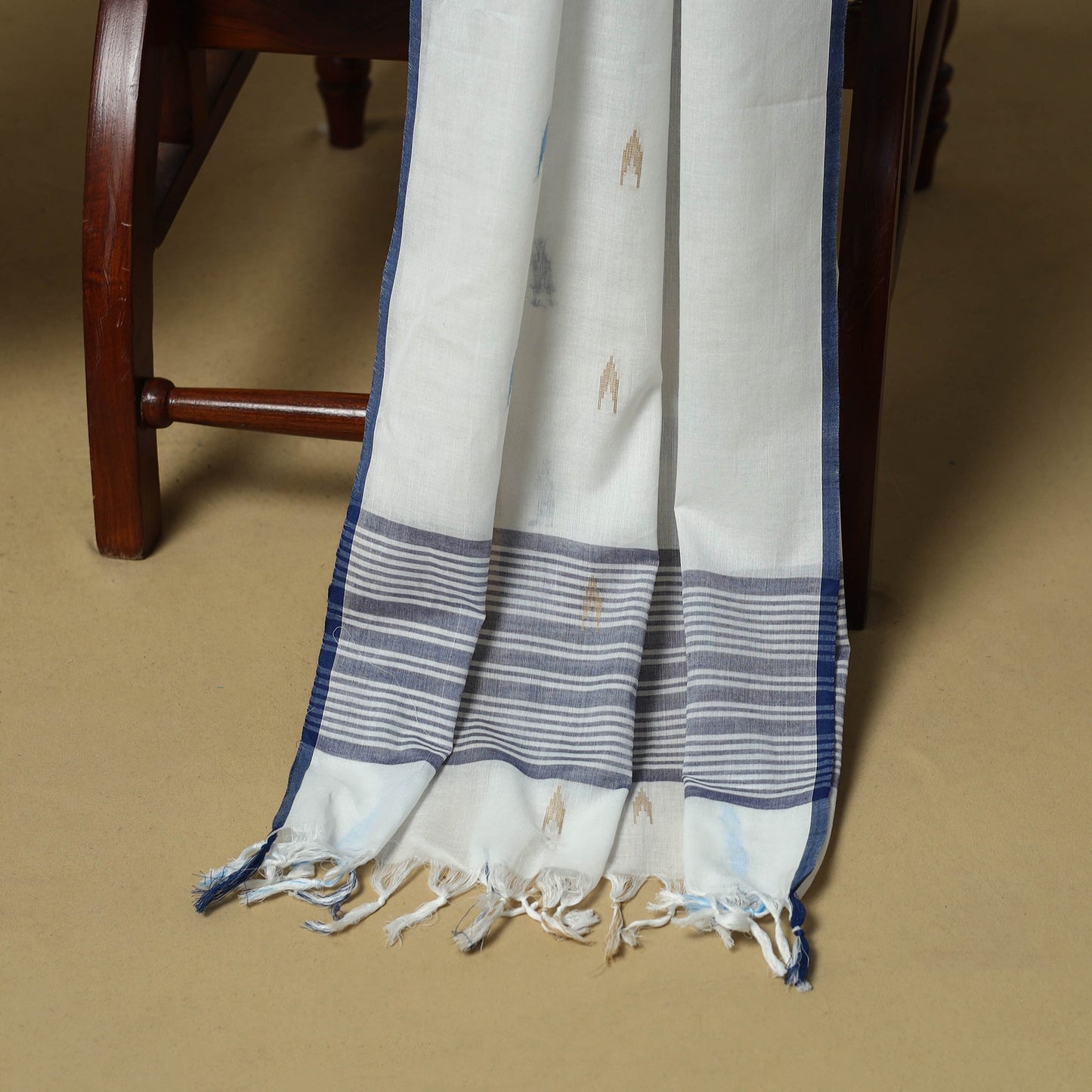 Jacquard cotton 3pc unstitched dress material 12