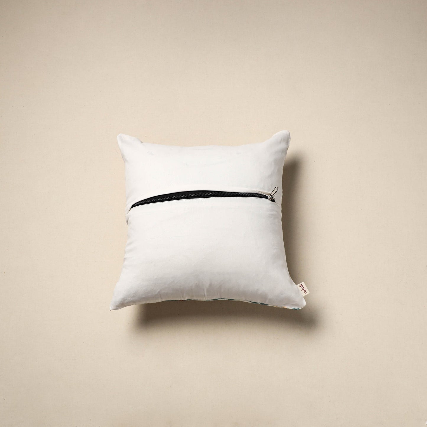 Modal silk patch pochampally ikat cushion cover 09